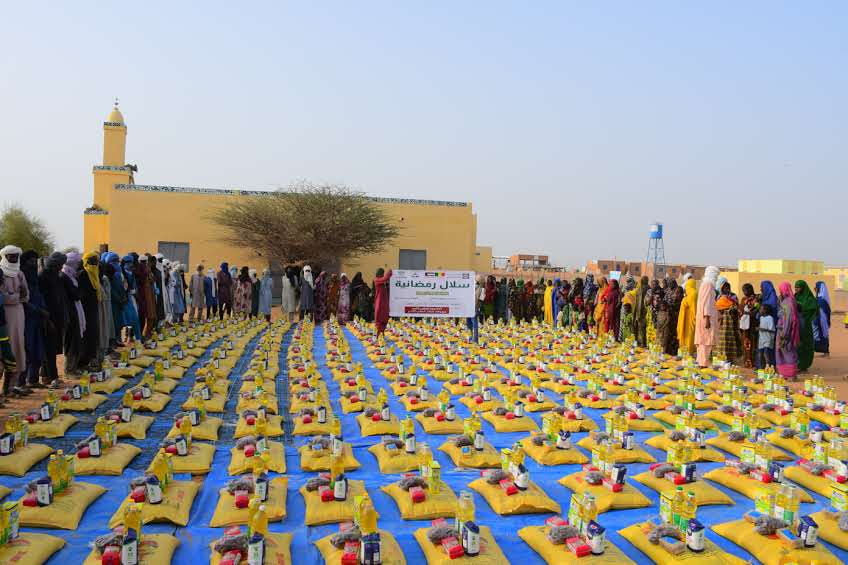 سلال رمضانية لمركز نجيبه العوضي