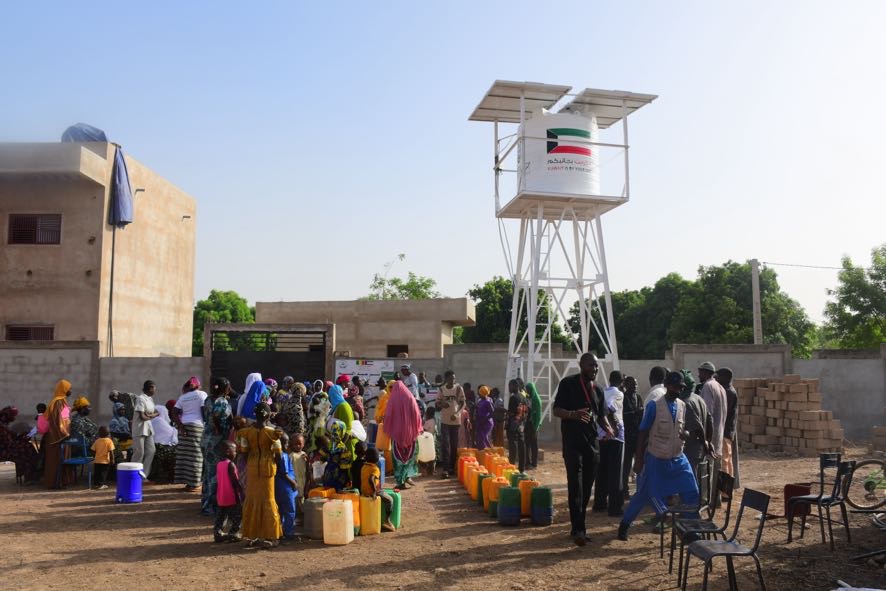 حفر بئر مع خزان بإسم المرحوم خالد بدر مجرن الرومي رحمه الله